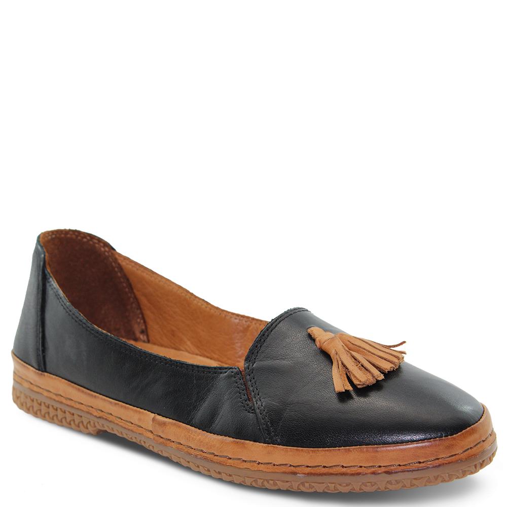 Lesansa Leo Black Womens Moccasin