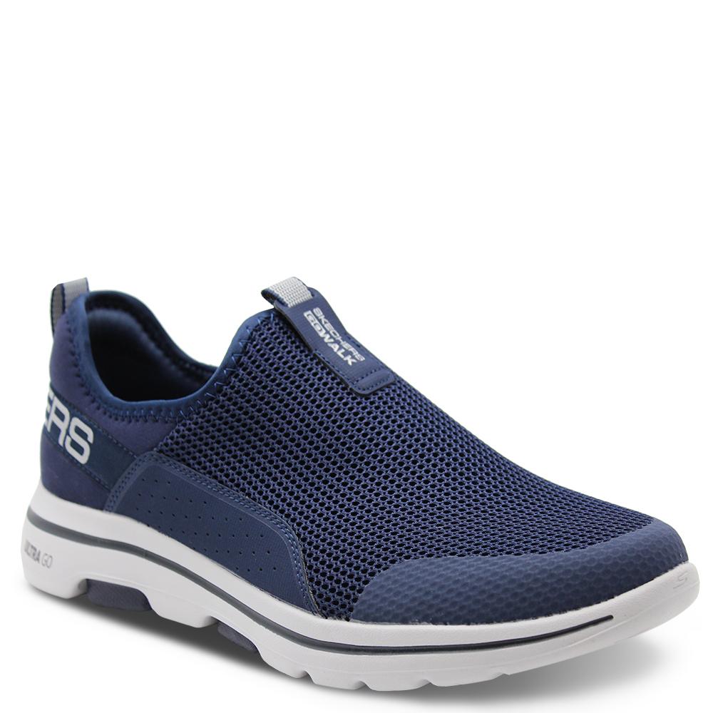 Skechers Downdraft Navy Mens Slip on