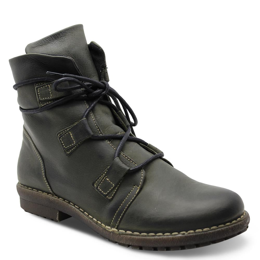 Zeta Marfil Dark Olive Womens Boot