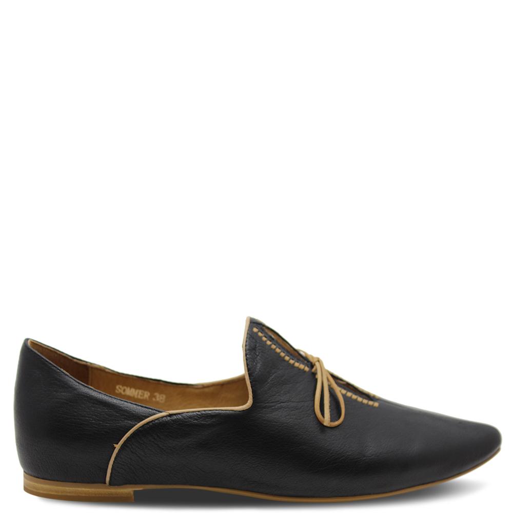 Top End Sommer Black Womens Flat