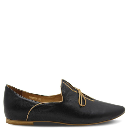 Top End Sommer Black Womens Flat