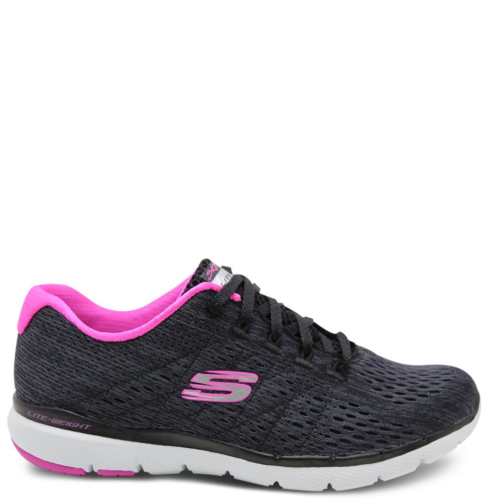Skechers Satellites black/pink womens