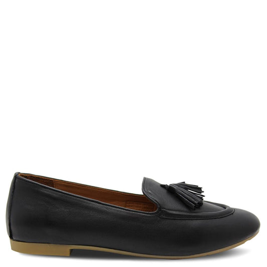 Sala illy black womens flat court