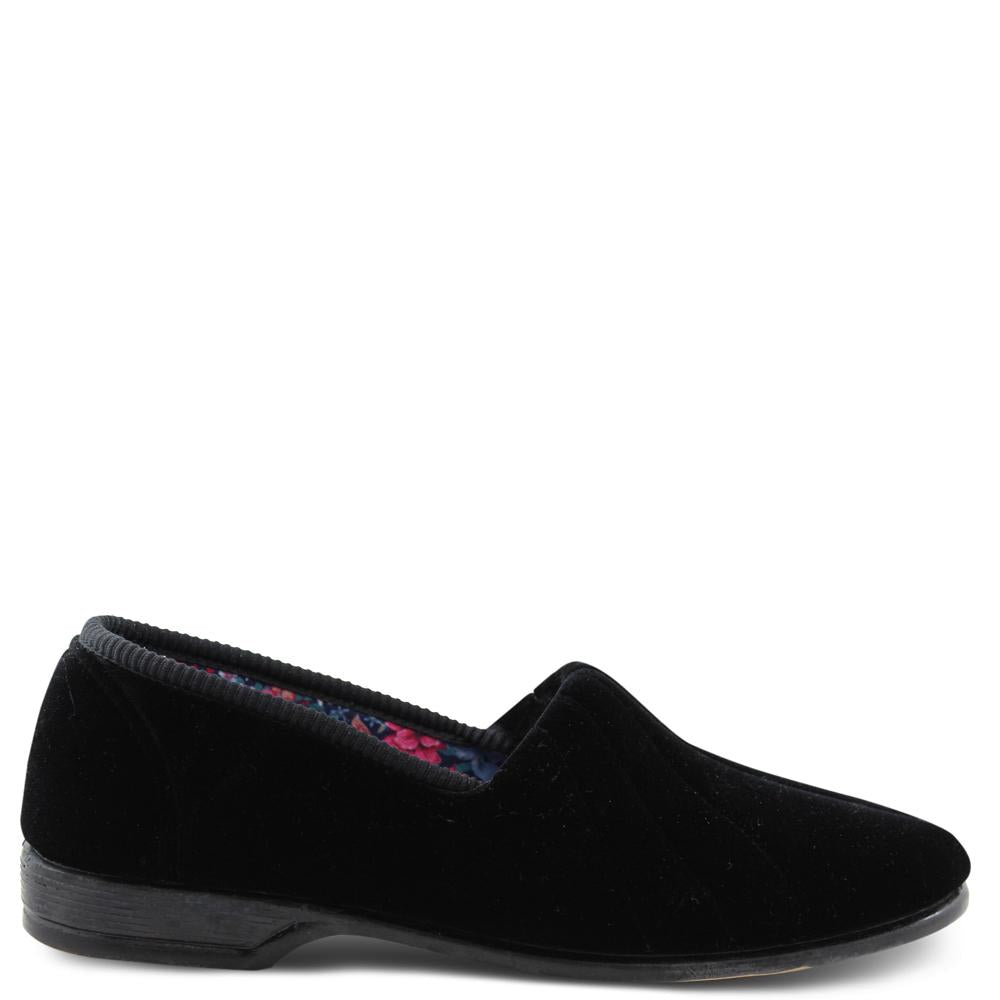 Euroflex Koala Black Womens Slipper
