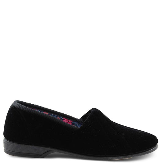 Euroflex Koala Black Womens Slipper