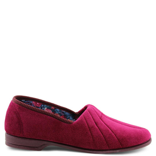 Euroflex Koala Burgundy Womens Slipper