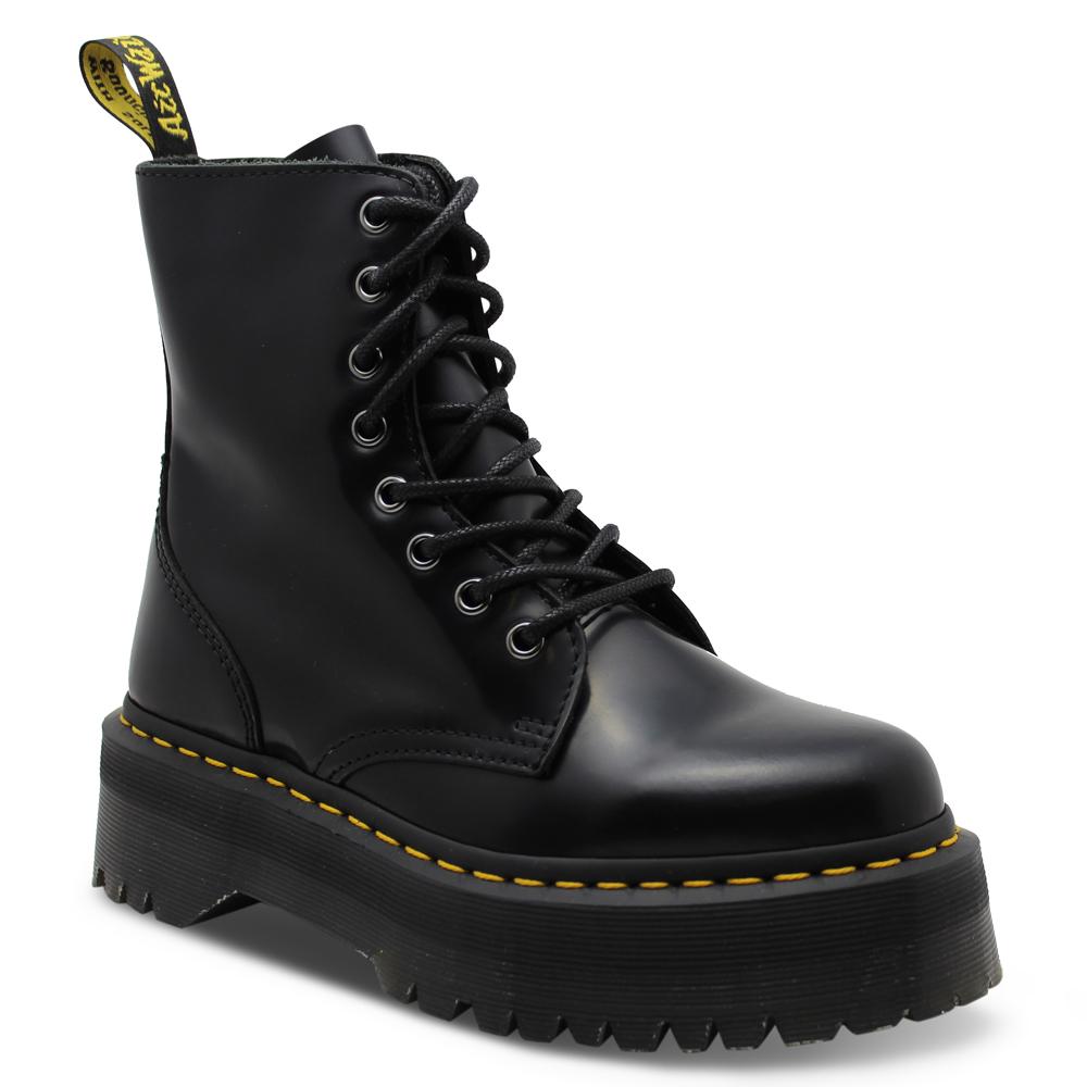 Dr Marten Jadon Black Eight Hole Boot