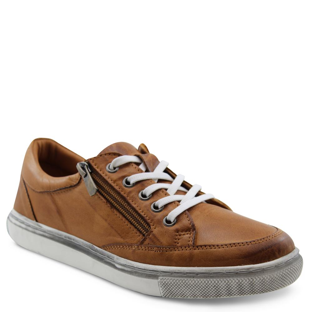 Sala Ronnie Womens Tan Sneaker