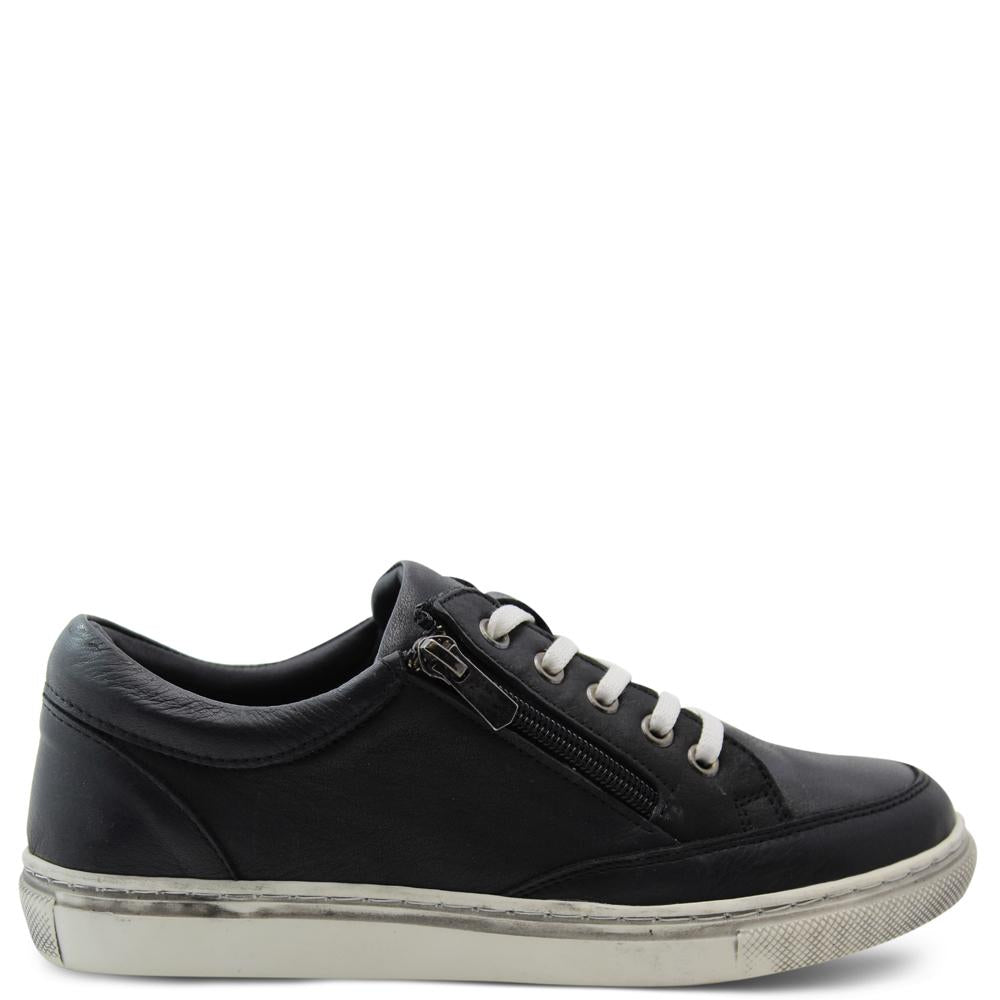 Sala Ronnie Womens Black Sneaker