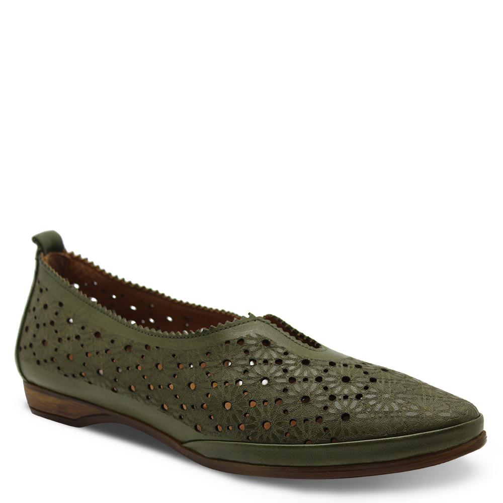 Neo VS1856 Green Womens Flat