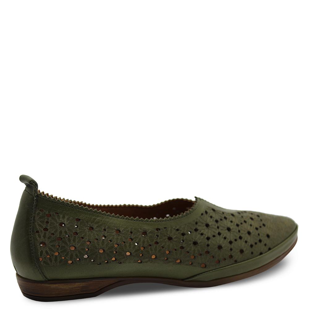 Neo VS1856 Green Womens Flat