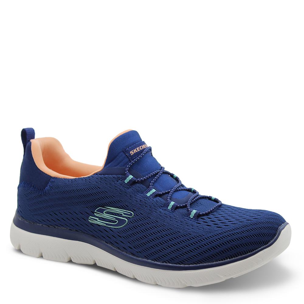 Skechers Fast Attraction Navy Womens Slip On