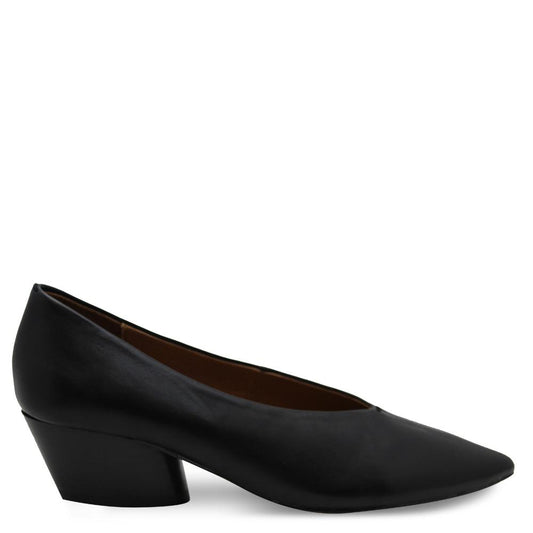 Eos Hard Black Womens Heel Court 