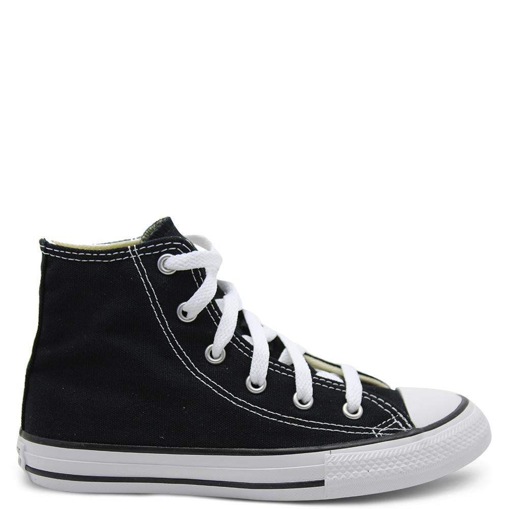 Converse All Star hi Kids Black Gym Boot