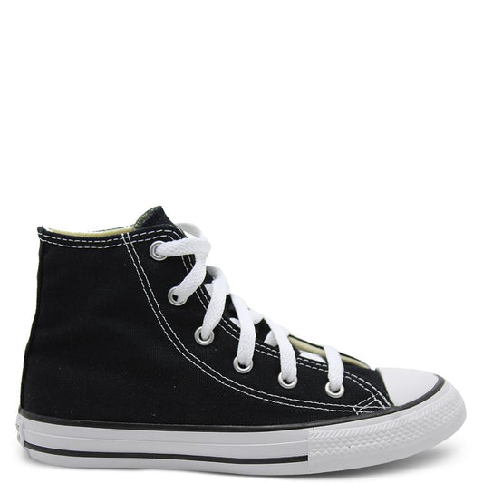 Converse All Star hi Kids Black Gym Boot