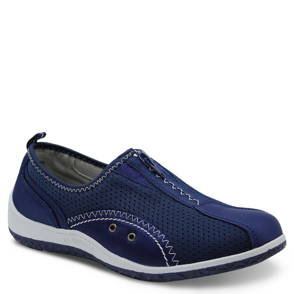 CC Resorts Sorrell Navy Satin Womens slip on