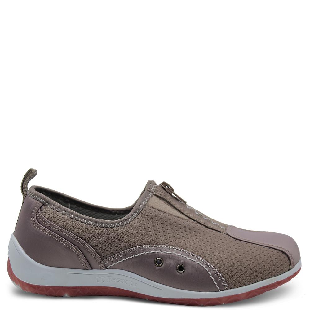 CC Resorts Sorrell Taupe Satin Womens slip on