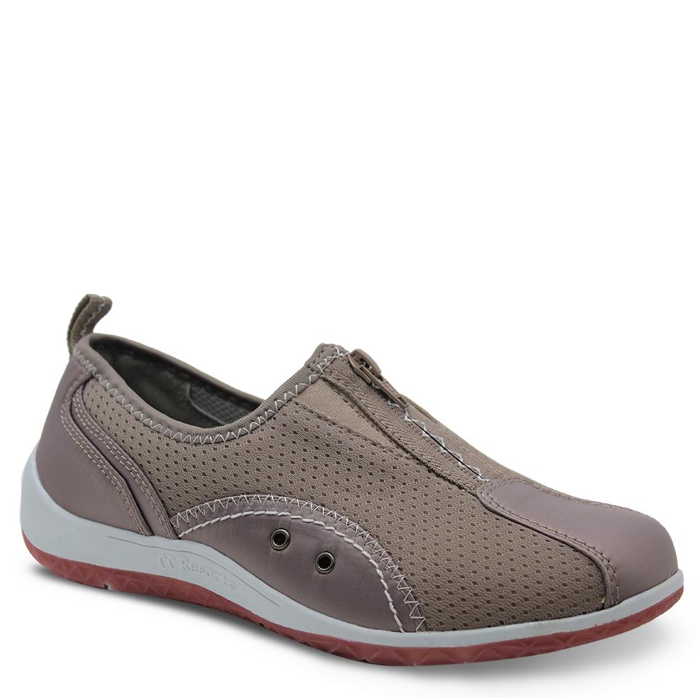 CC Resorts Sorrell Taupe Satin Womens slip on