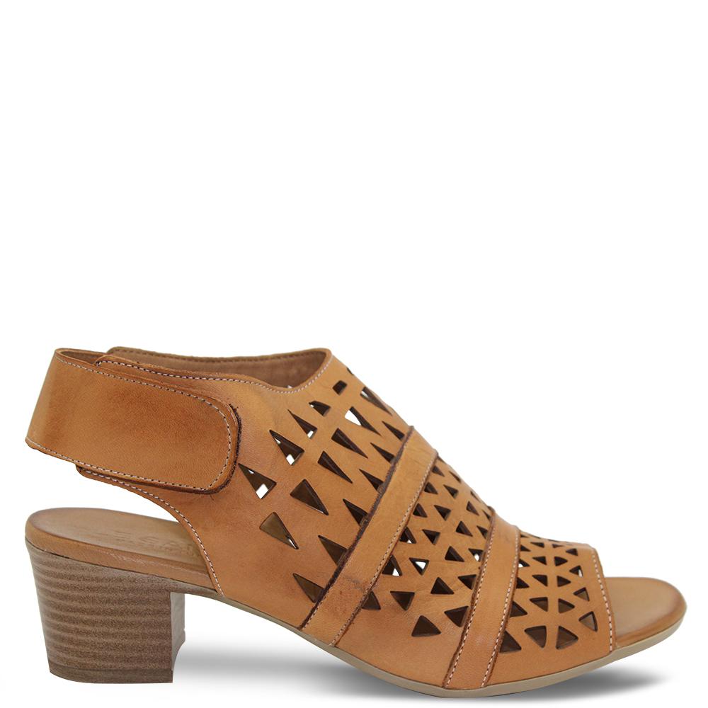 Le Sansa Lora Tan Womens Heel Sandal