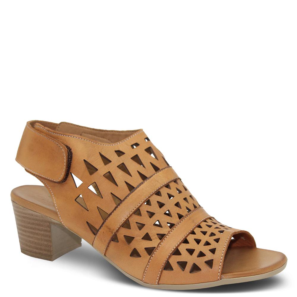 Le Sansa Lora Tan Womens Heel Sandal