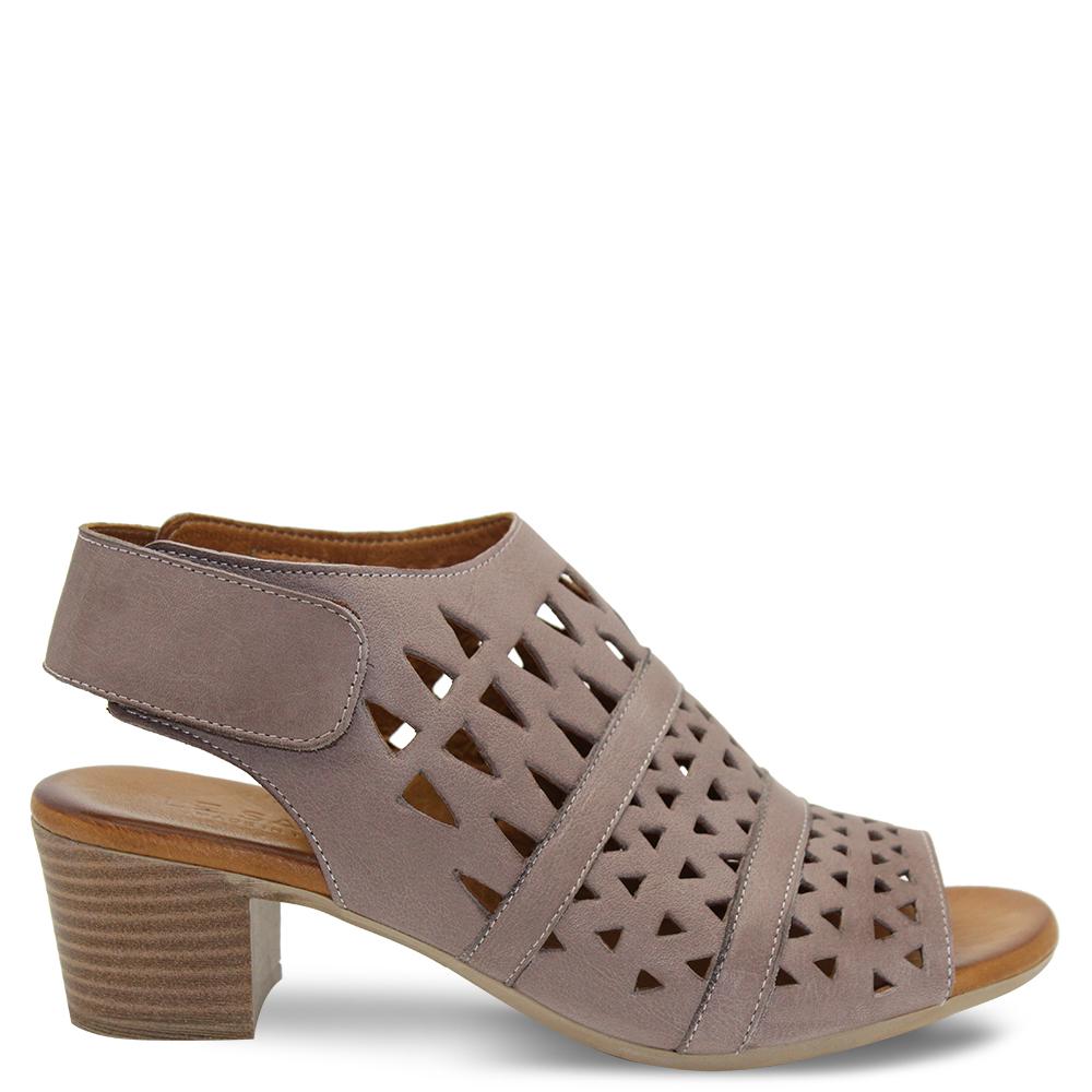 Le Sansa Lora Taupe Womens Heel Sandal