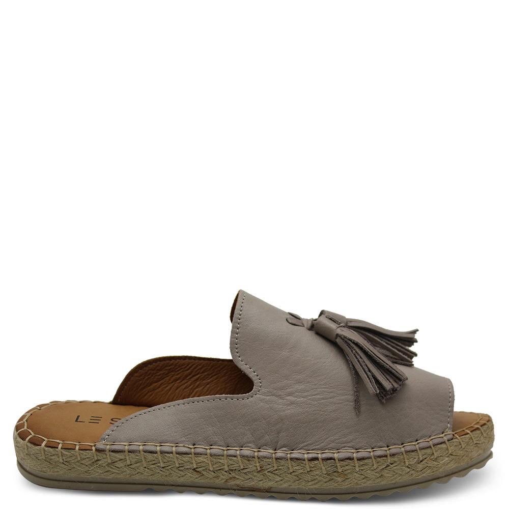 Le Sansa Dolphin Taupe Womens Slide