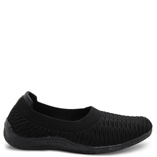 CC Resorts Sam Black Womens Flat