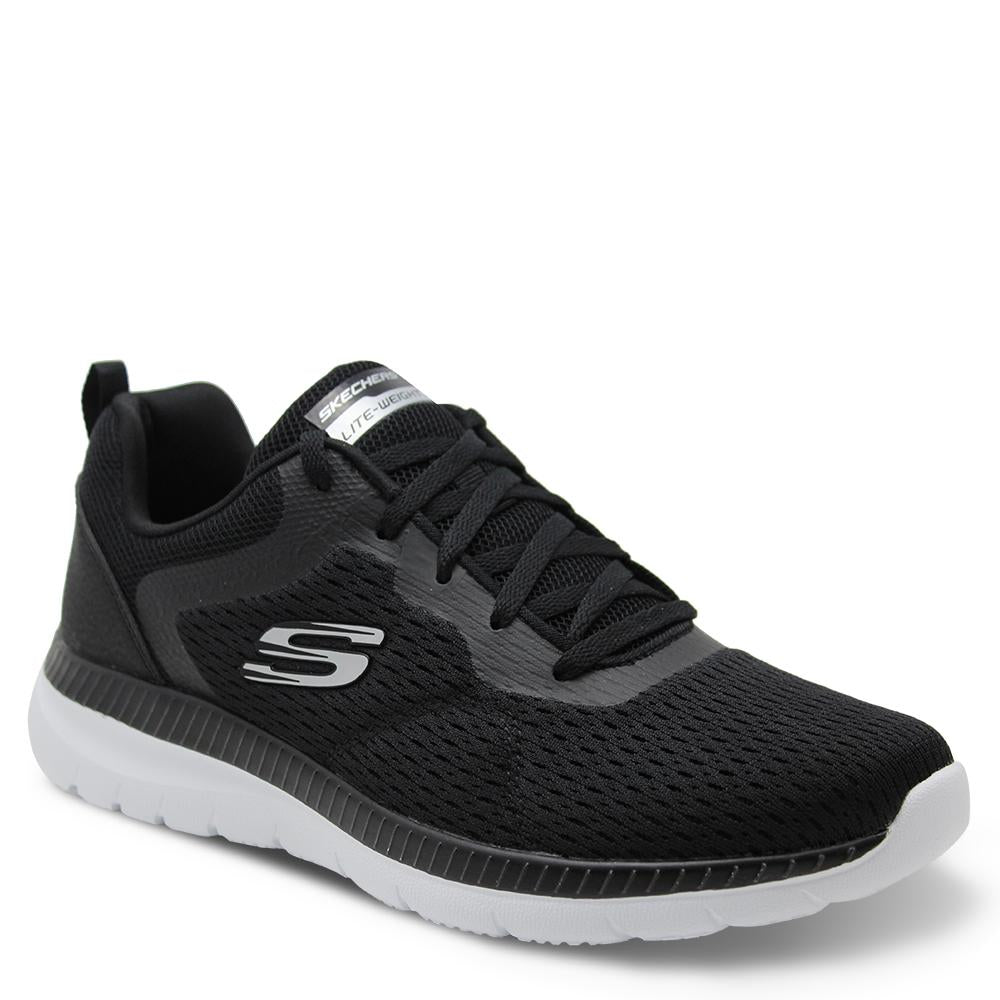 Skechers Quick Path Black/White Womens Sneaker