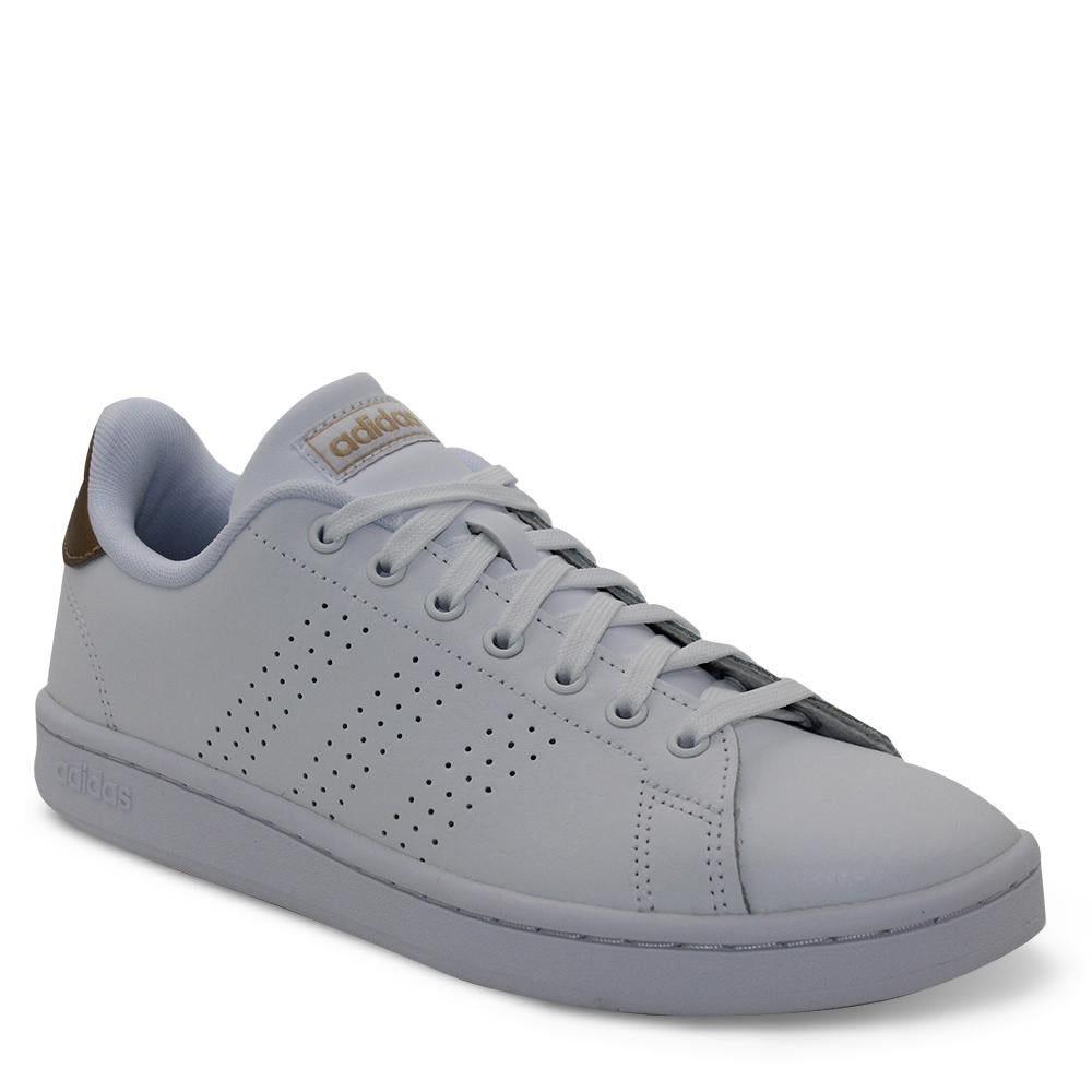 Adidas Advantage Womens White/Copper Sneaker