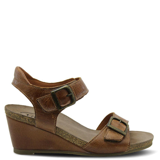 Taos Buckle up Camel Womens Sandal