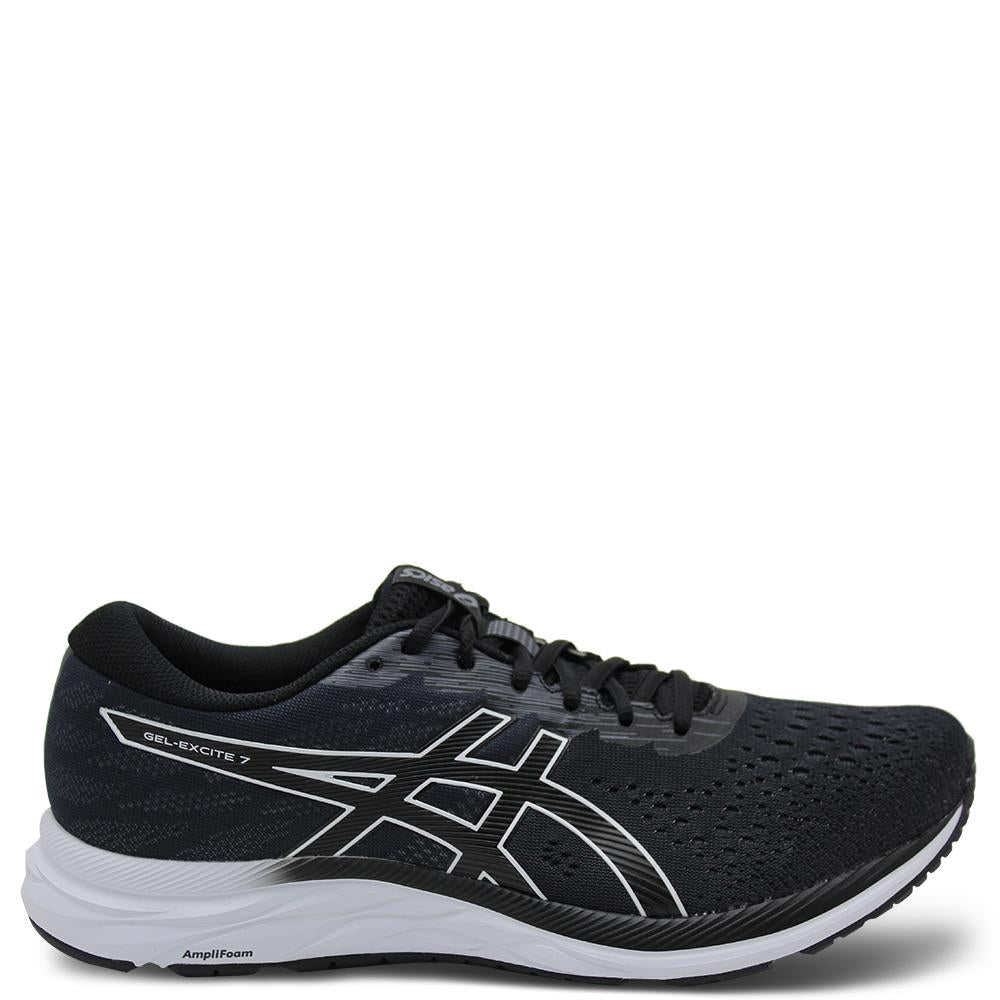 Asics Gel Excite 7 Mens Black/White Runner