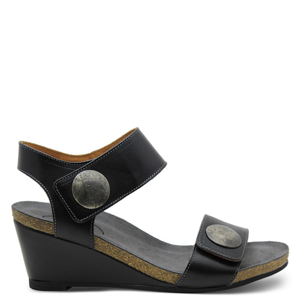 Taos Carousel 2 Black Womens Sandal