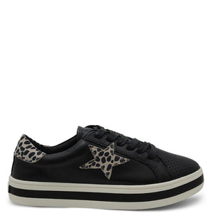 Alfie & Evie Pixie Black Womens Sneaker