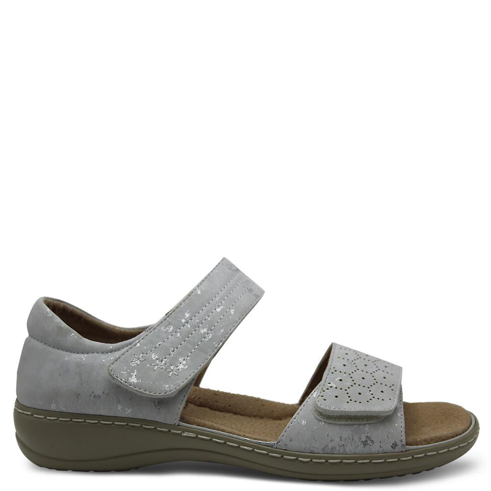 Comfort leisure Pepper Silver Womens Sandal