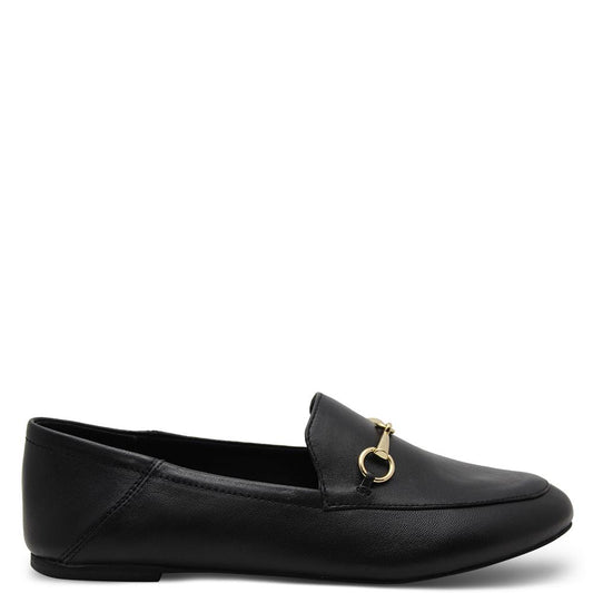 Windsor smith Dani Womens Black Leather flat