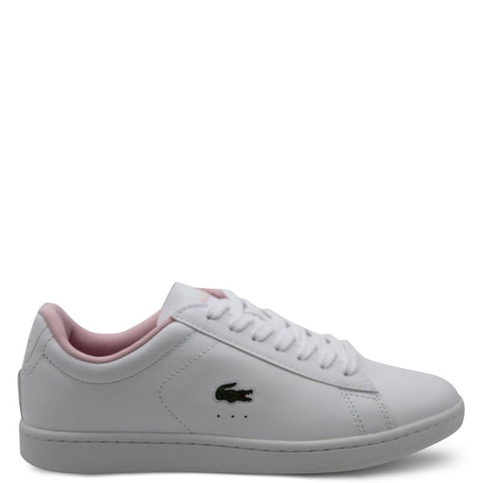 Lacoste Carnaby EVO White/Pink Womens Sneakers