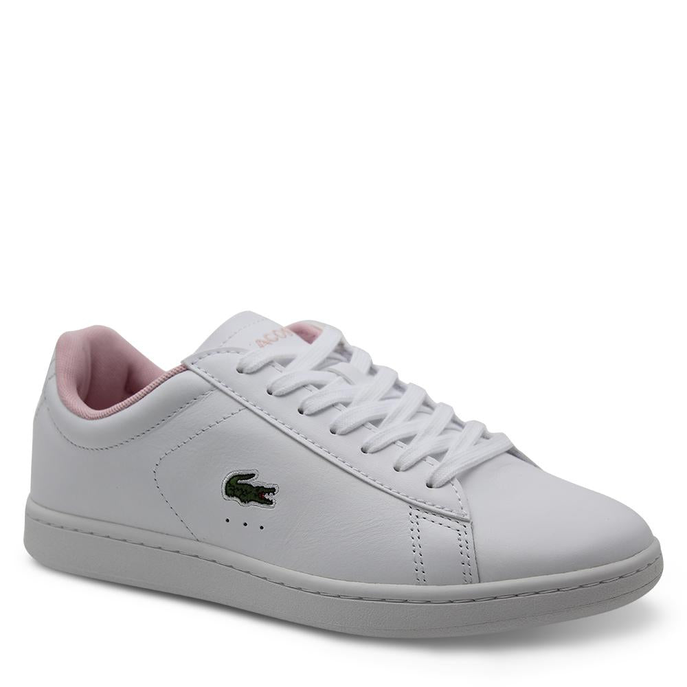 Lacoste Carnaby EVO White/Pink Womens Sneaker