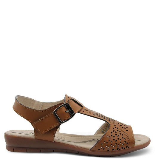 Just Bee Catalina Tan Womens Sandal