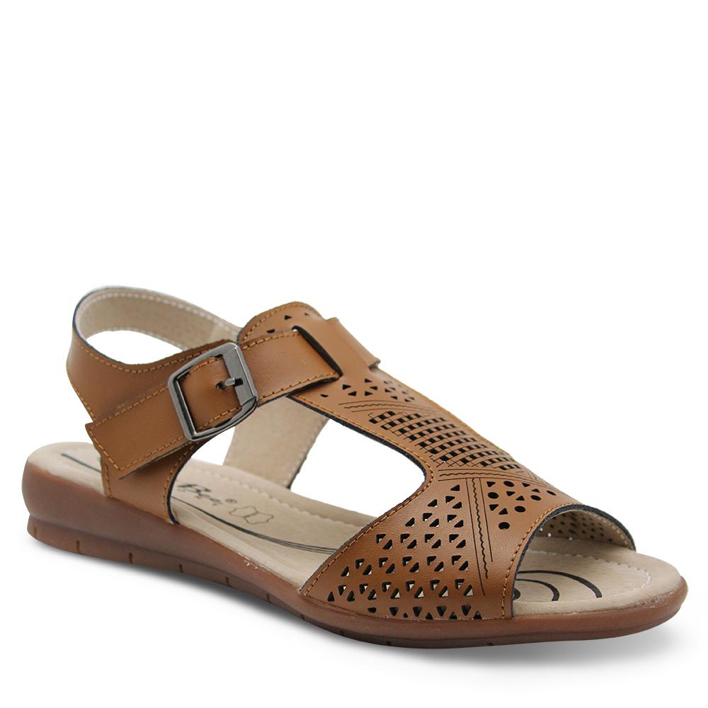 Just Bee Catalina Tan Womens Sandal