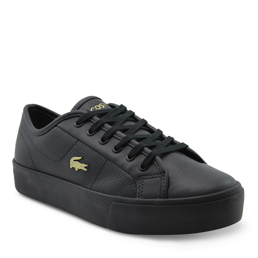 Lacoste Ziane plus grand womens Black sneaker