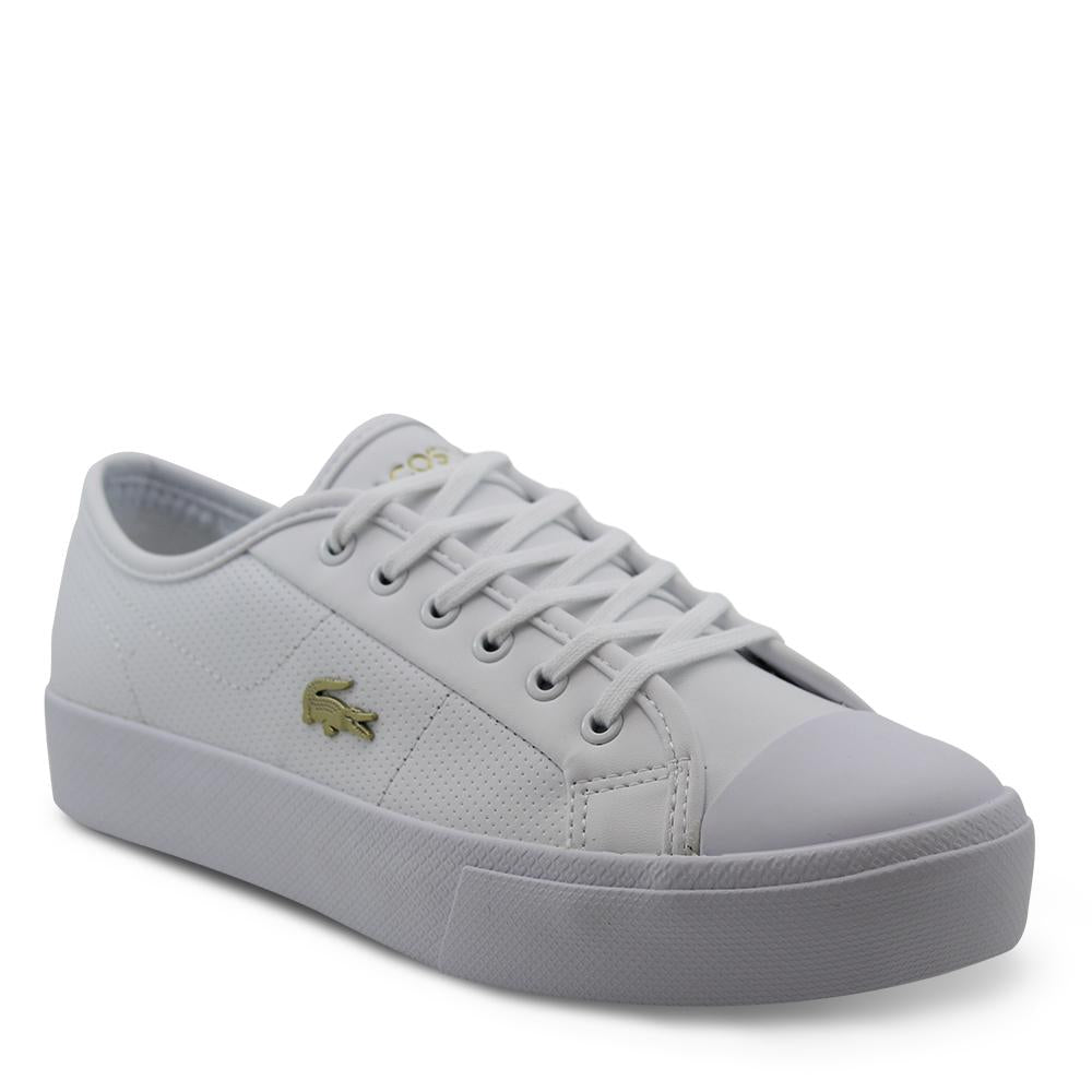 Lacoste Ziane plus grand womens white sneaker