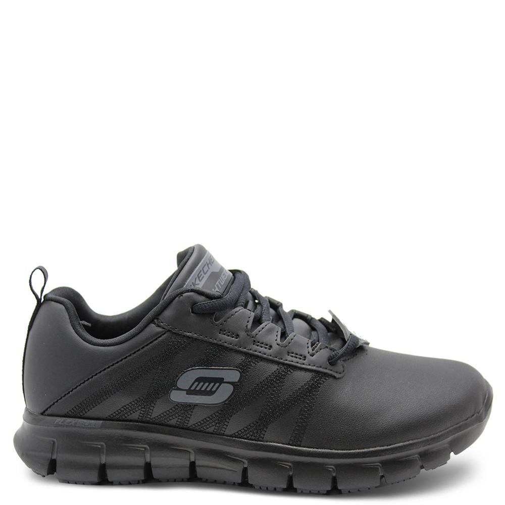 Skechers Erath Black Womens Work shoe