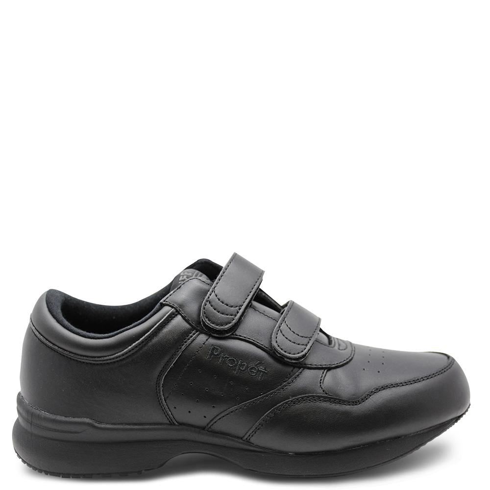 Propet Lifewalker Black Mens Velcro Shoe