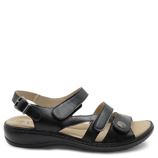 Comfort Leisure Nyx Black Womens Sandal
