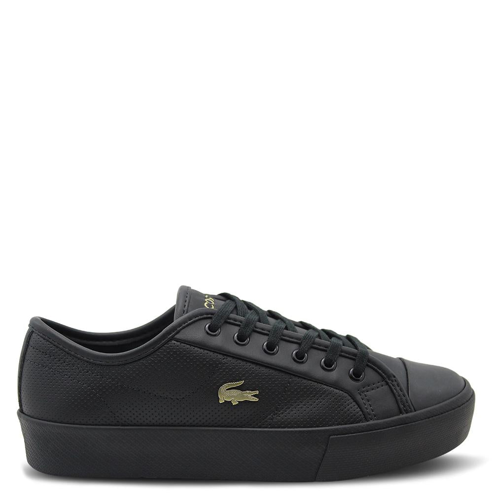 Lacoste Ziane plus grand womens Black sneaker