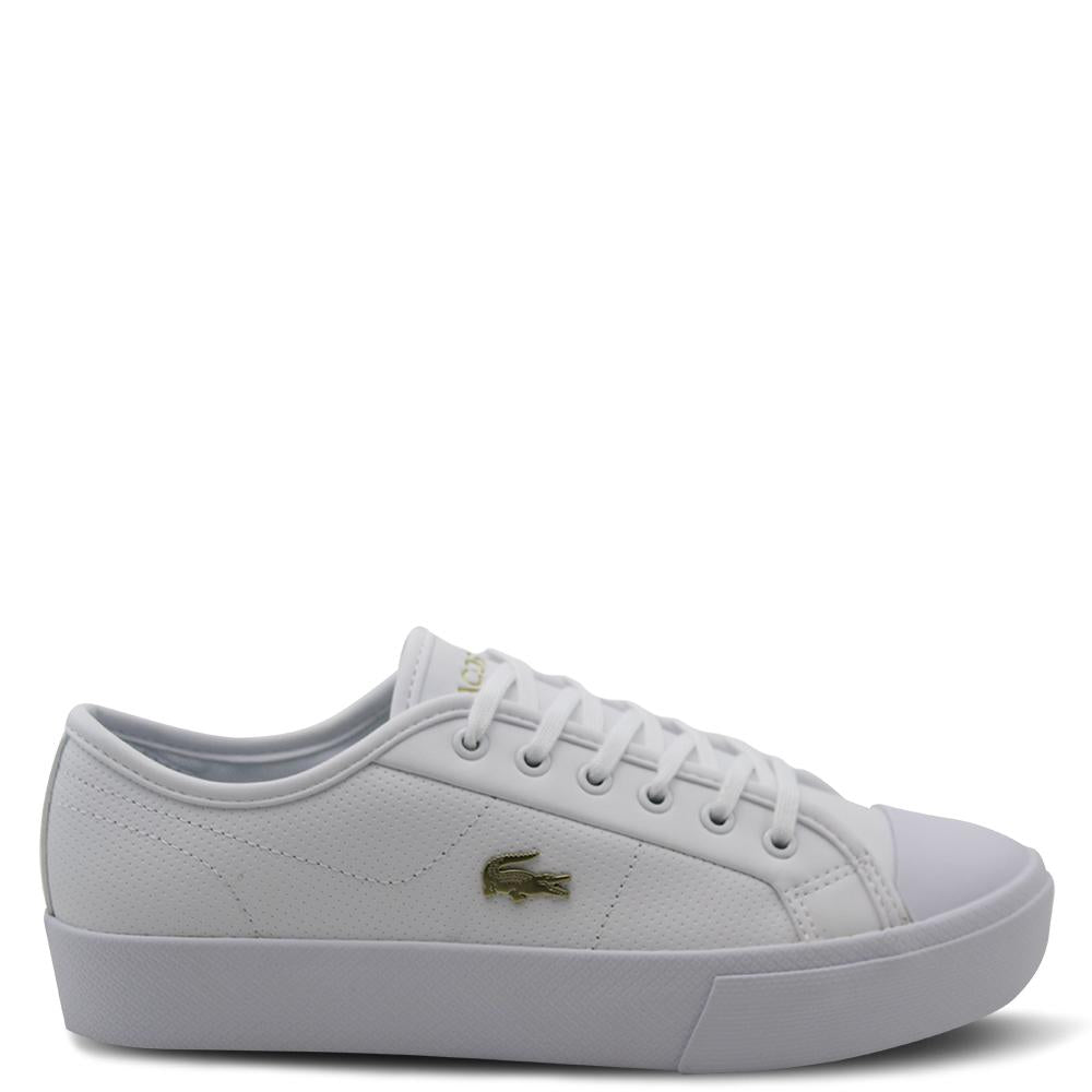 Lacoste Ziane plus grand womens white sneaker