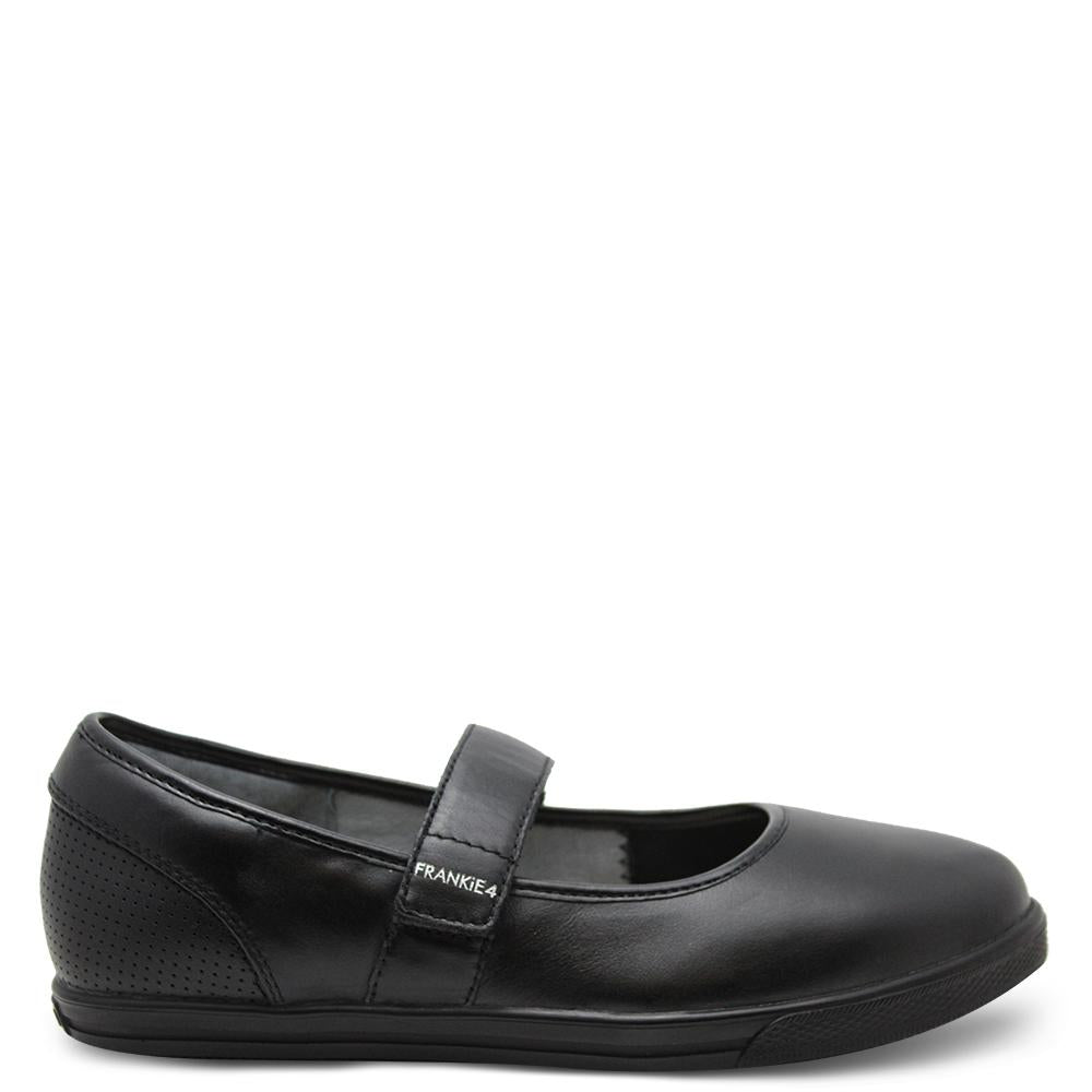Frankie4 Addie Womens Black Flat Casual