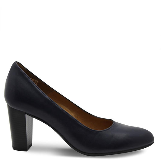 Hostess Aerobics 70 Navy heel court shoe