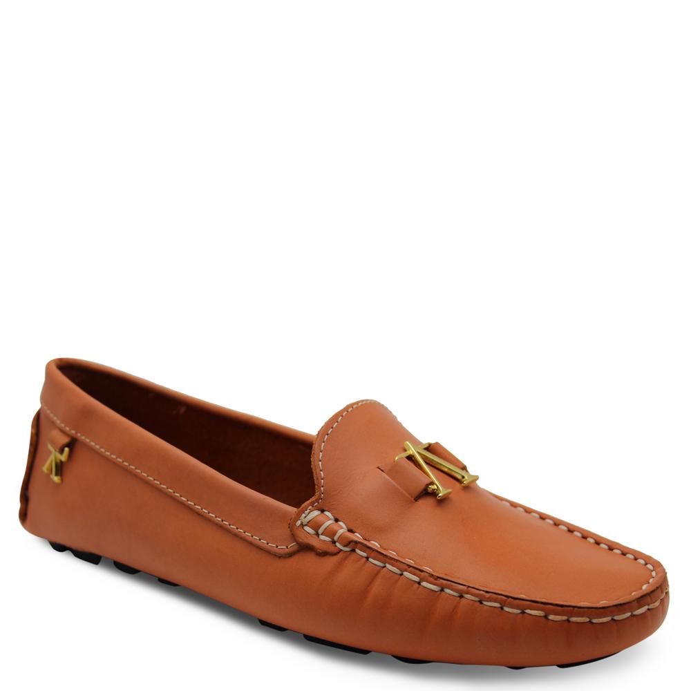 Andacco Alice Orange Womens Moccasin