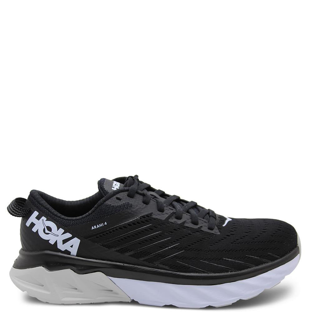 Hoka One One Arahi 4 Black White Womens Runner